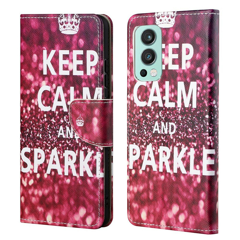 Custodia OnePlus Nord 2 5G Keep Calm and Sparkle