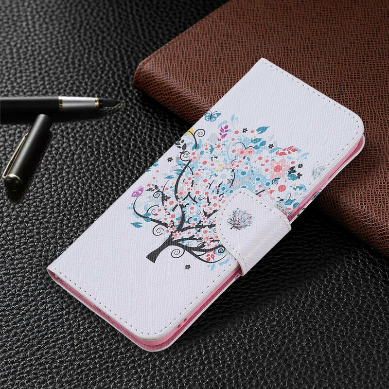 Xiaomi Redmi Note 10 5G / Poco M3 Pro 5G Custodia albero fiorito