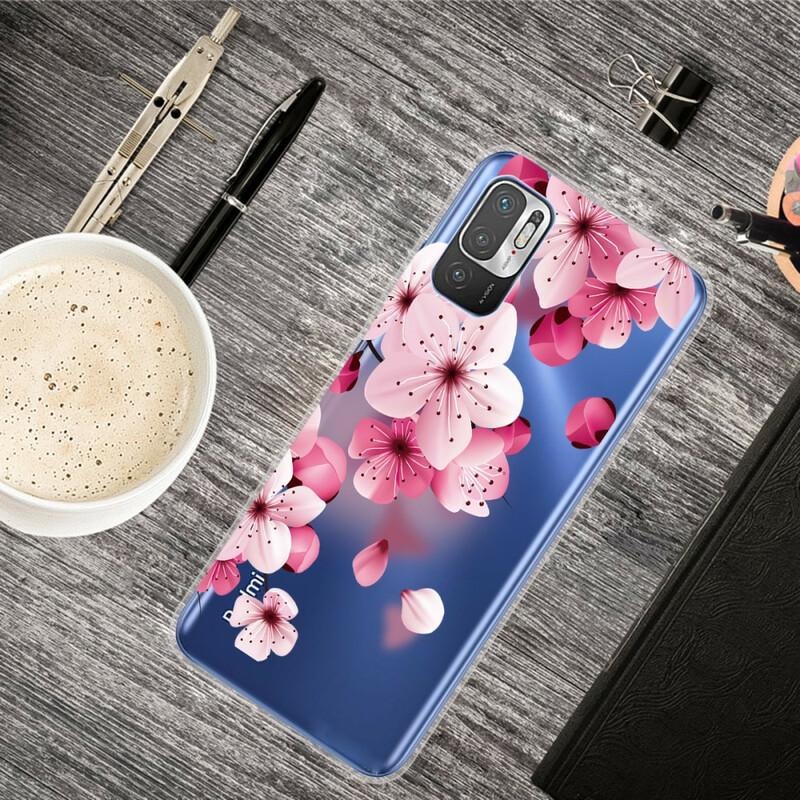 Xiaomi Redmi Note 10 5G / Poco M3 Pro 5G Custodia Fiori Rosa Piccoli