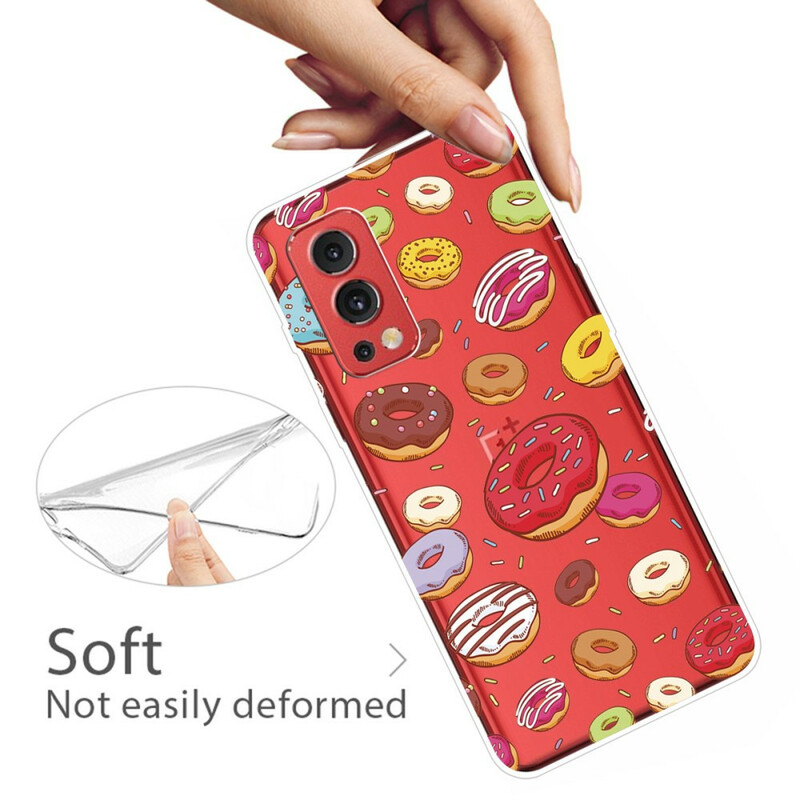 OnePlus Nord 2 5G Custodia Love Donuts