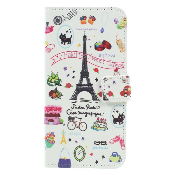 Samsung Galaxy A5 2017 Custodia I love Paris