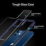 iPhone 12 Mini Case Retro in vetro e bordi in silicone