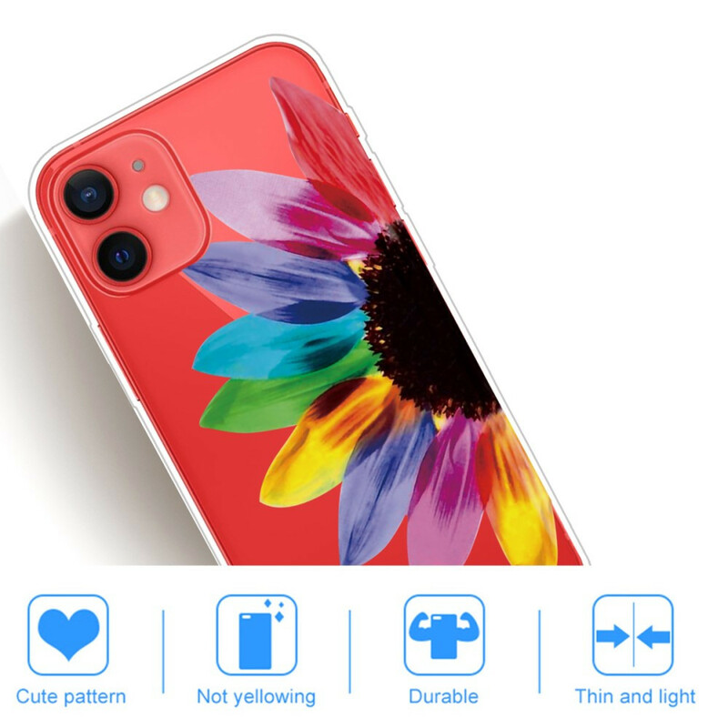 iPhone 13 Mini Custodia a fiori colorati