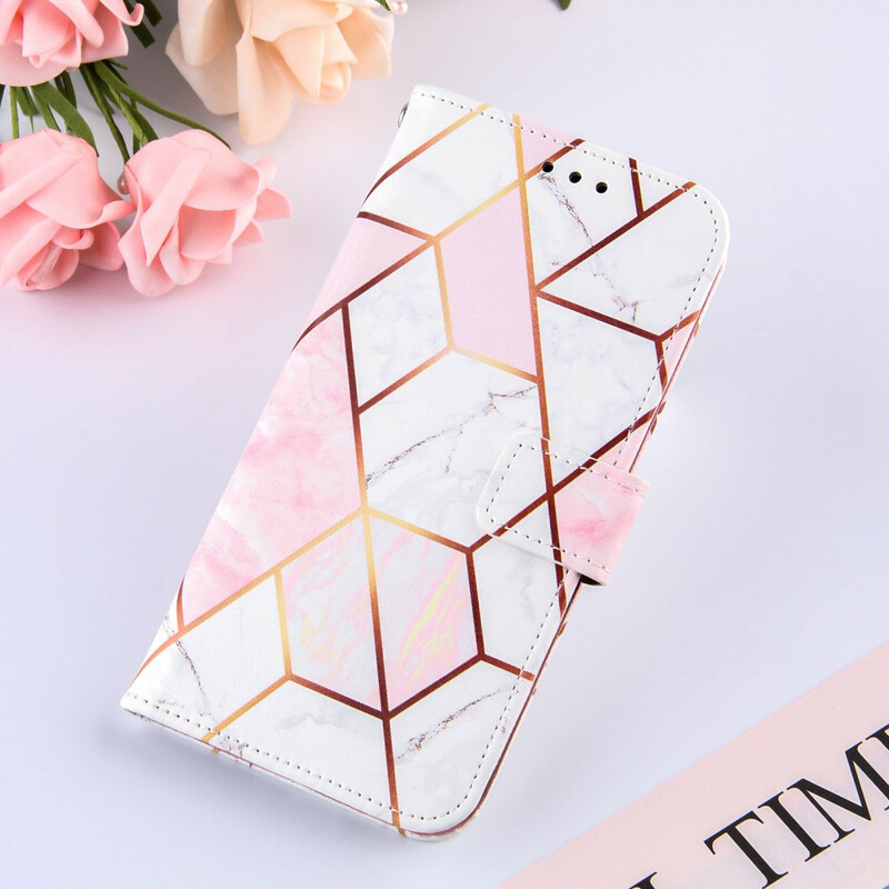 Custodia per iPhone 13 Mini Marble Geometric