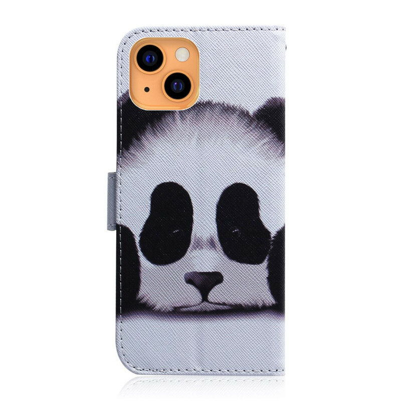 Custodia per iPhone 13 Mini Face di Panda