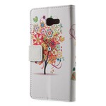 Custodia Samsung Galaxy A3 2017 Albero di fiori