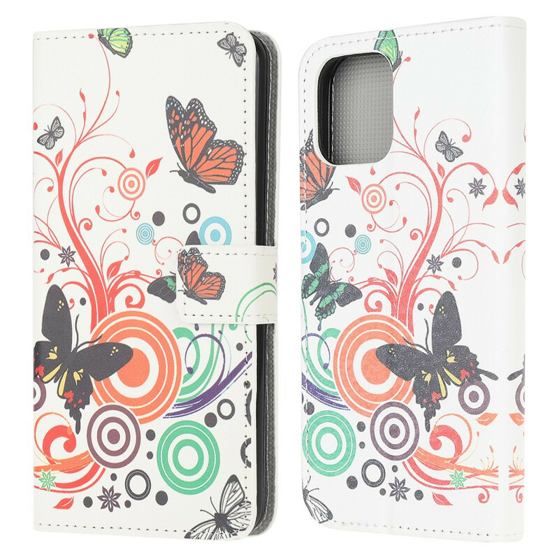 Custodia per iPhone 13 Mini Farfalle