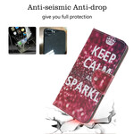 Custodia iPhone 13 Mini Keep Calm and Sparkle