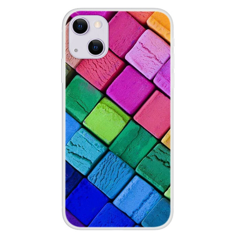 Custodia iPhone 13 Mini Cubi colorati