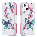 Custodia per iPhone 13 Mini Farfalle