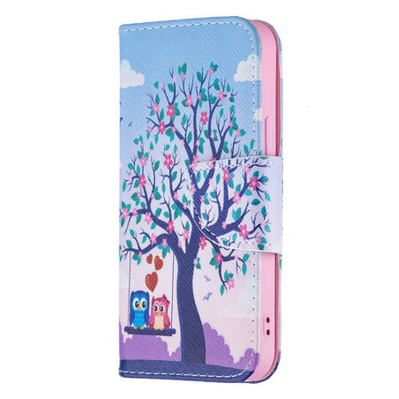 Custodia iPhone 13 Mini Gufi sull'altalena