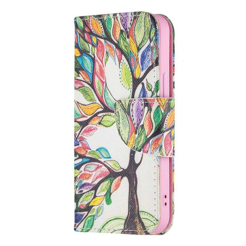 Custodia per iPhone 13 Mini Albero colorato