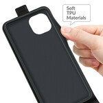 Cover per iPhone 13 Mini effetto pelle Flap verticale