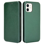 Flip Cover iPhone 13 Mini in fibra di carbonio Flip Cover iPhone 13 Mini in fibra di carbonio