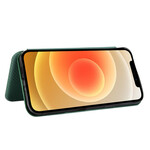 Flip Cover iPhone 13 Mini in fibra di carbonio Flip Cover iPhone 13 Mini in fibra di carbonio
