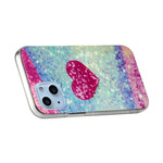 Custodia iPhone 13 Mini Marble Glitter