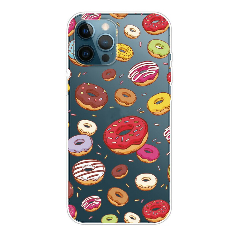 Custodia per iPhone 13 Pro Max Love Donuts