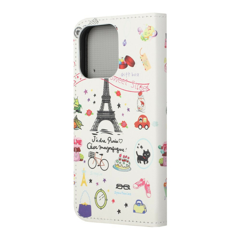 iPhone 13 Pro Custodia J'adore Paris