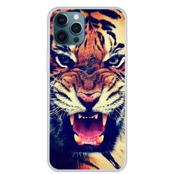Custodia per iPhone 13 Pro Faccia di tigre