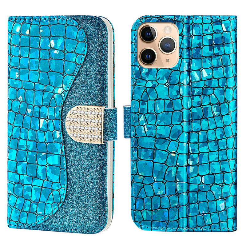 Custodia per iPhone 13 Pro Max Croco Diamonds