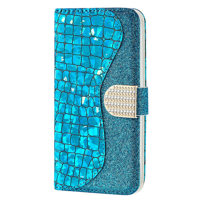 Custodia per iPhone 13 Pro Max Croco Diamonds