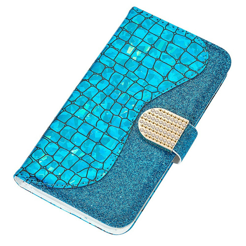 Custodia per iPhone 13 Pro Max Croco Diamonds