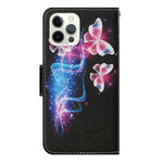 Custodia per iPhone 13 Pro Magic Butterflies