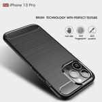 Custodia per iPhone 13 Pro in fibra di carbonio spazzolata