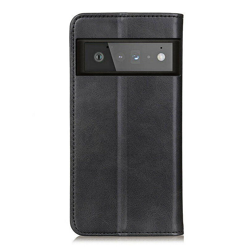 Flip Cover Google Pixel 6 Pro Split in pelle opaca