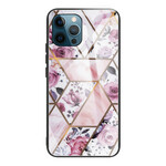 Custodia iPhone 13 Pro Max Marble Geometry Vetro Temperato