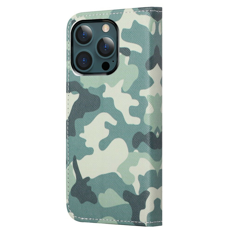 Custodia per iPhone 13 Pro Max in versione militare mimetica