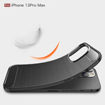 Custodia iPhone 13" Carbon Fiber Max spazzolato
