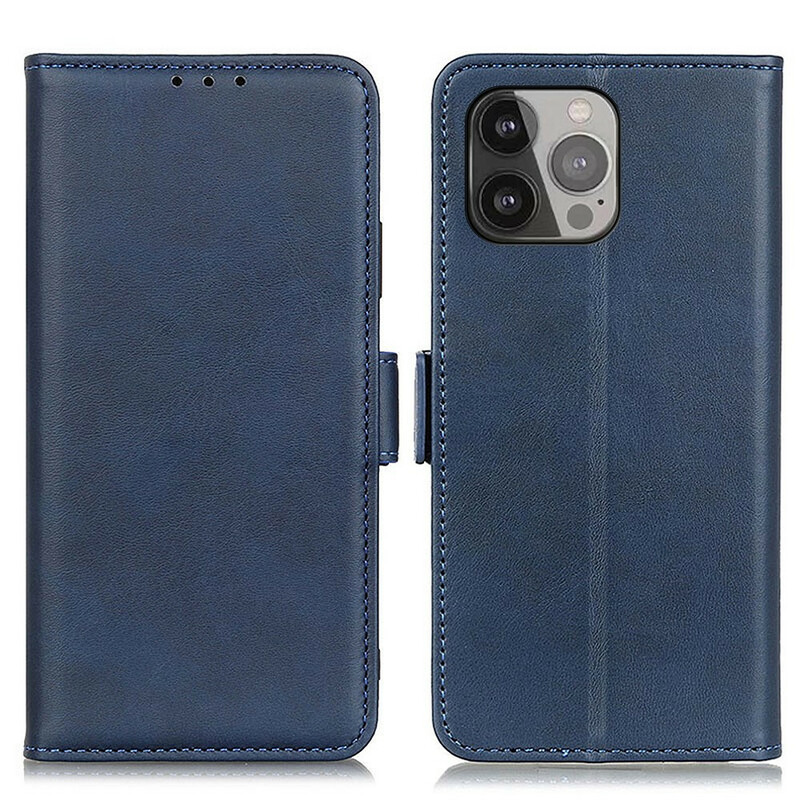 Custodia iPhone 13 Pro Max con doppia linguetta