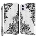 Cover per iPhone 13 Fleurs Dentelle