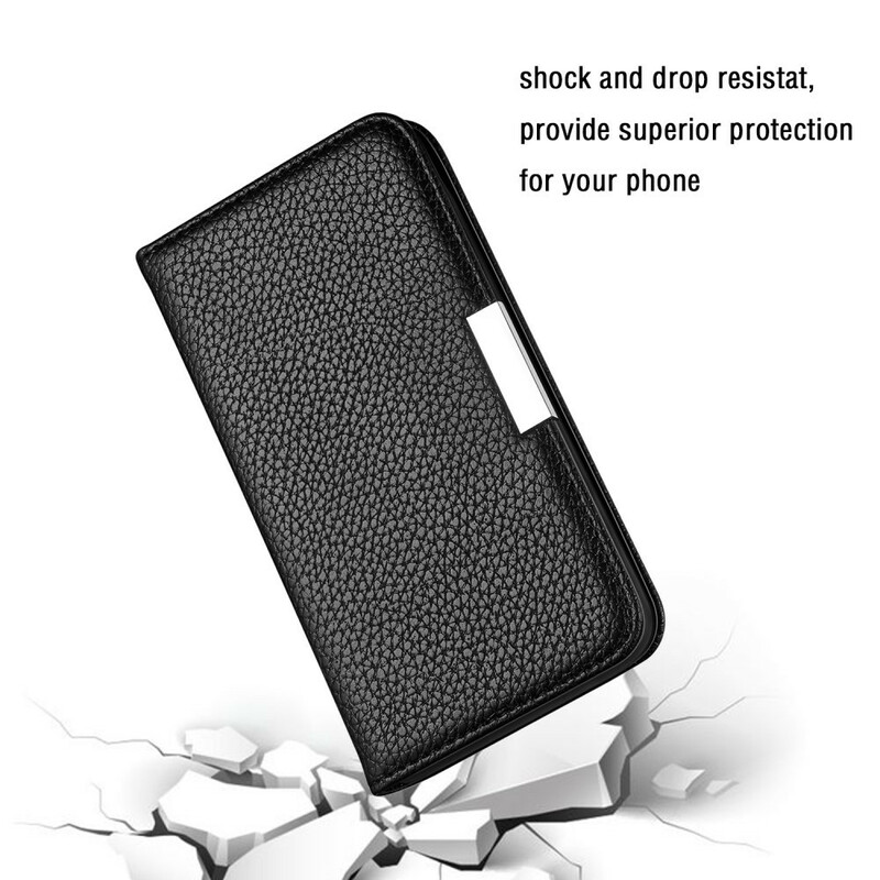 Flip Cover iPhone 13 Pro Max in similpelle Litchi Ultra Chic
