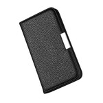 Flip Cover iPhone 13 Pro Max in finta pelle Litchi Ultra Chic