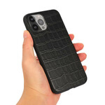 iPhone 13 Pro Max Custodia in vera pelle texture coccodrillo