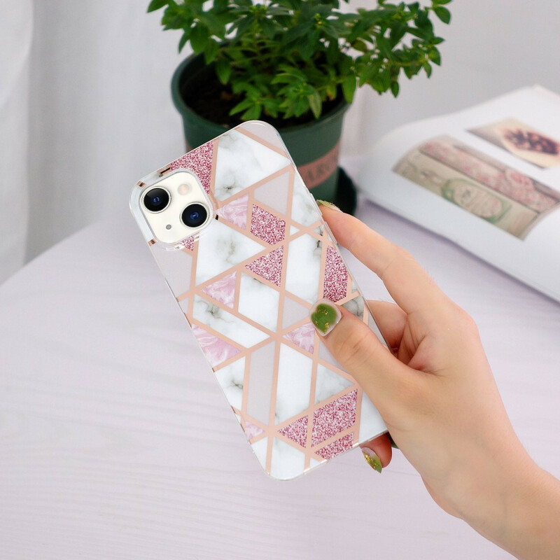 Custodia iPhone 13 Marble Design