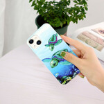 Custodia per iPhone 13 fluorescente Turtles