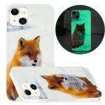 iPhone 13 Custodia fluorescente Fox