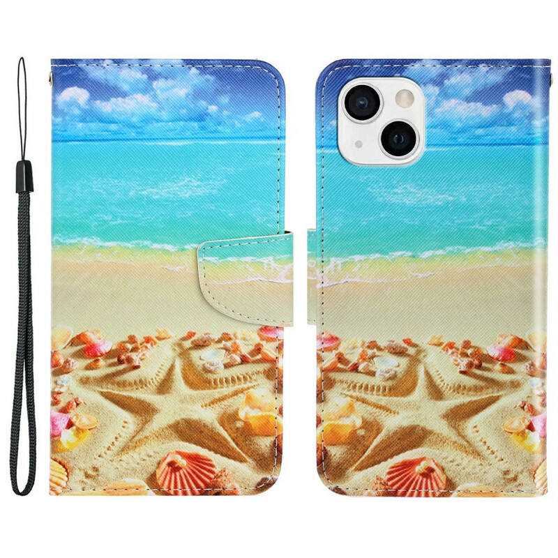 Custodia per iPhone 13 Beach Strap