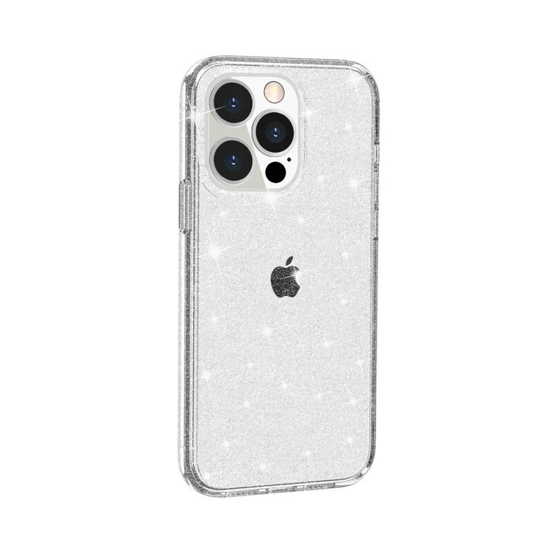 Custodia iPhone 12 Pro Max Clear Glitter