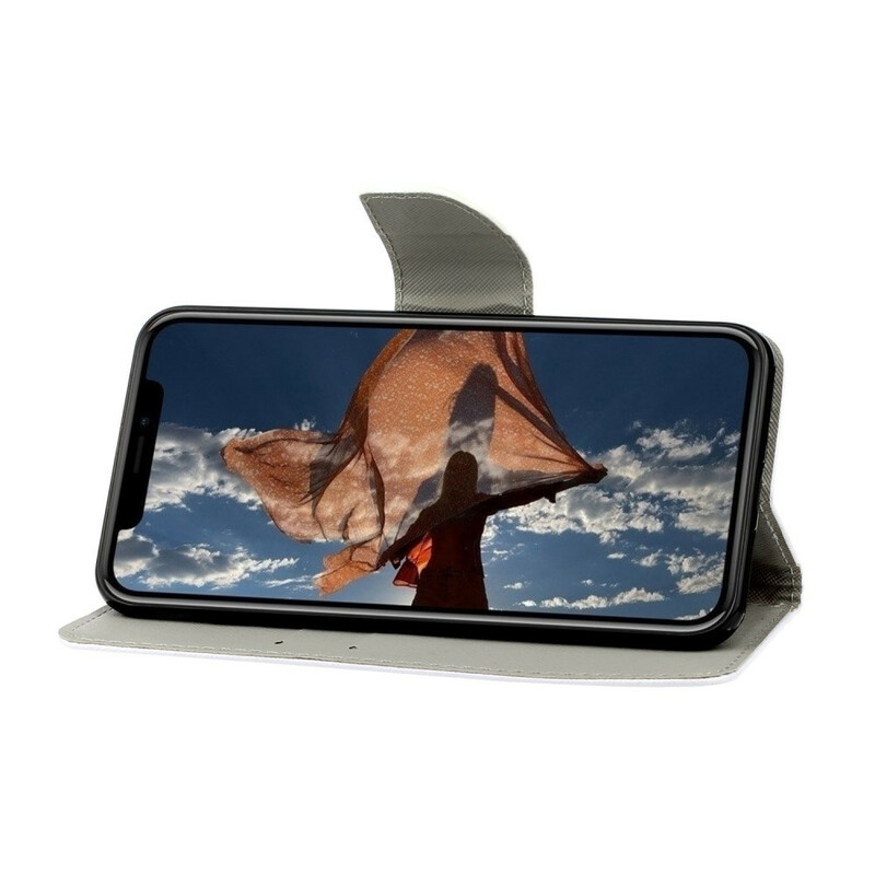 iPhone 13 Custodia famiglia gufo con cordino