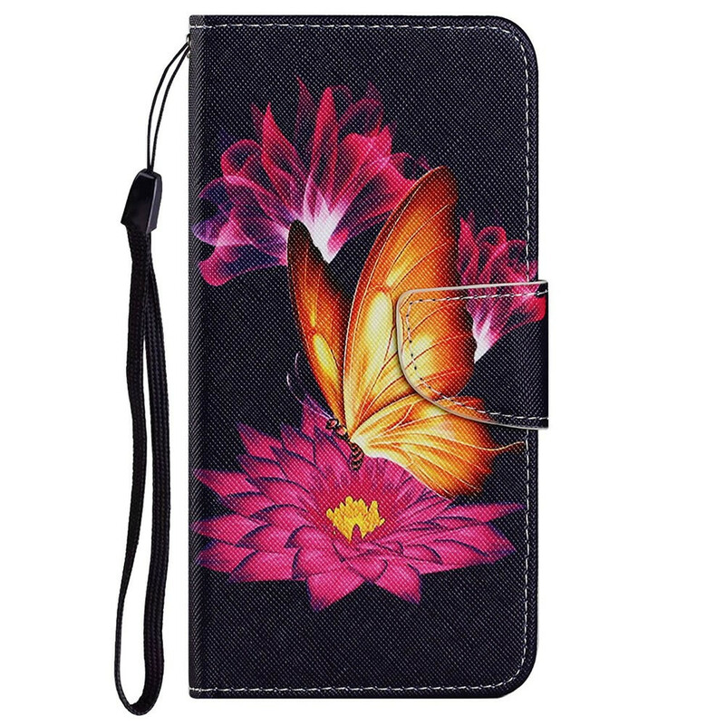 Custodia per iPhone 13 Butterfly and Lotus