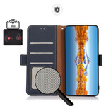 Custodia iPhone 13 in vera pelle Litchi KHAZNEH