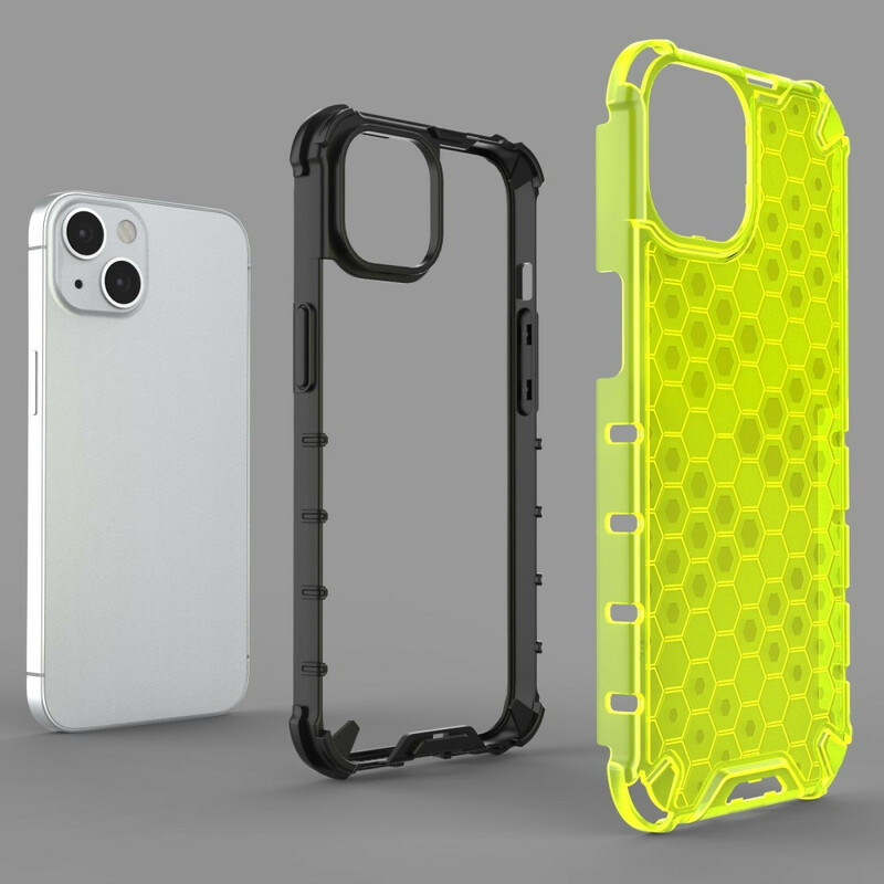Custodia per iPhone 13 fantasia nido d'ape