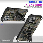 Custodia iPhone 13 Camouflage con supporto rimovibile