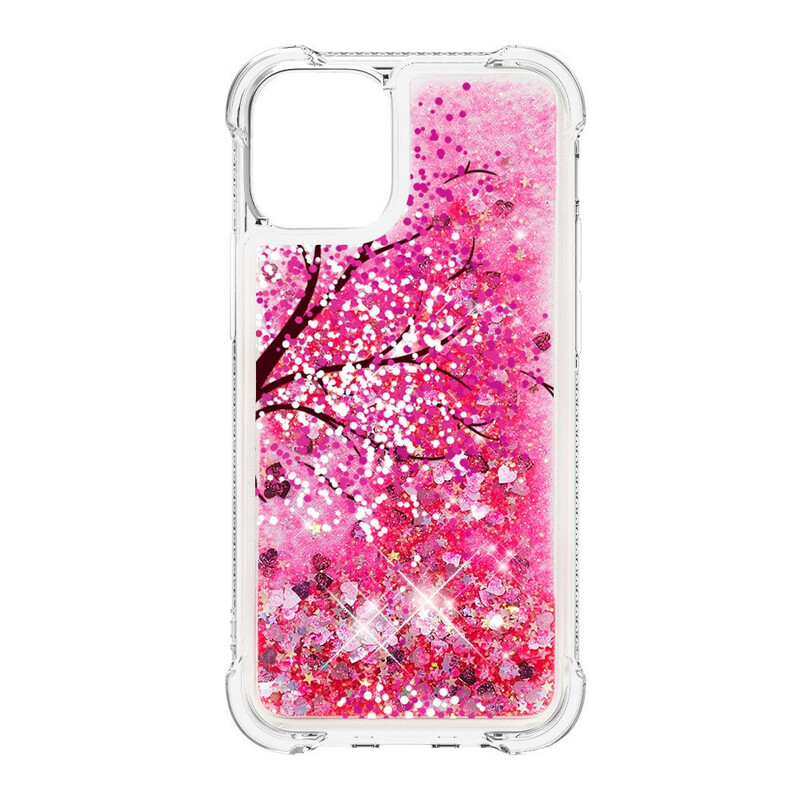 Custodia iPhone 13 Albero Glitter