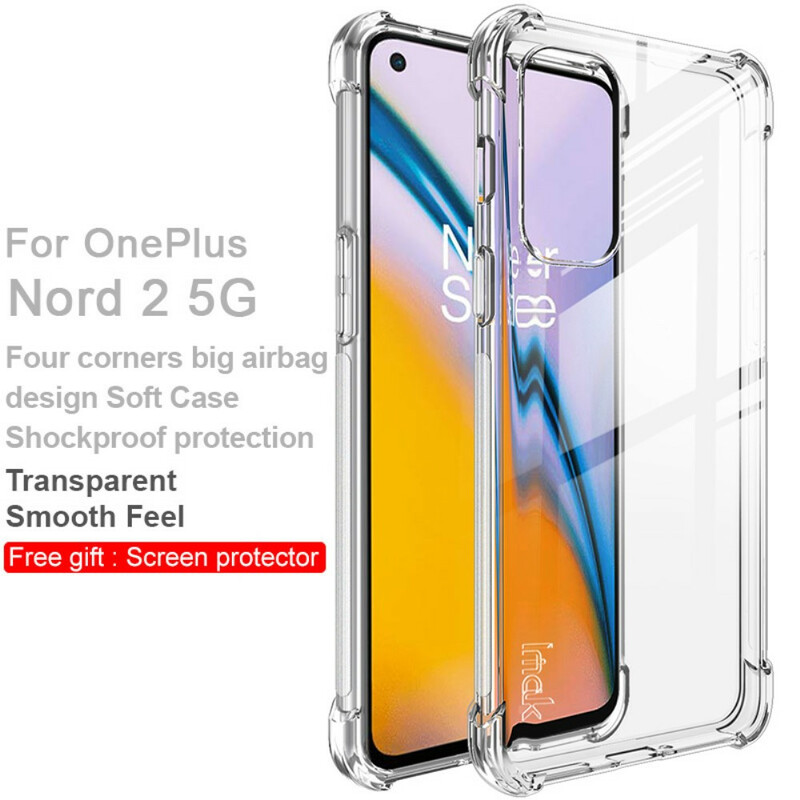 Custodia OnePlus Nord 2 5G trasparente e setosa IMAK