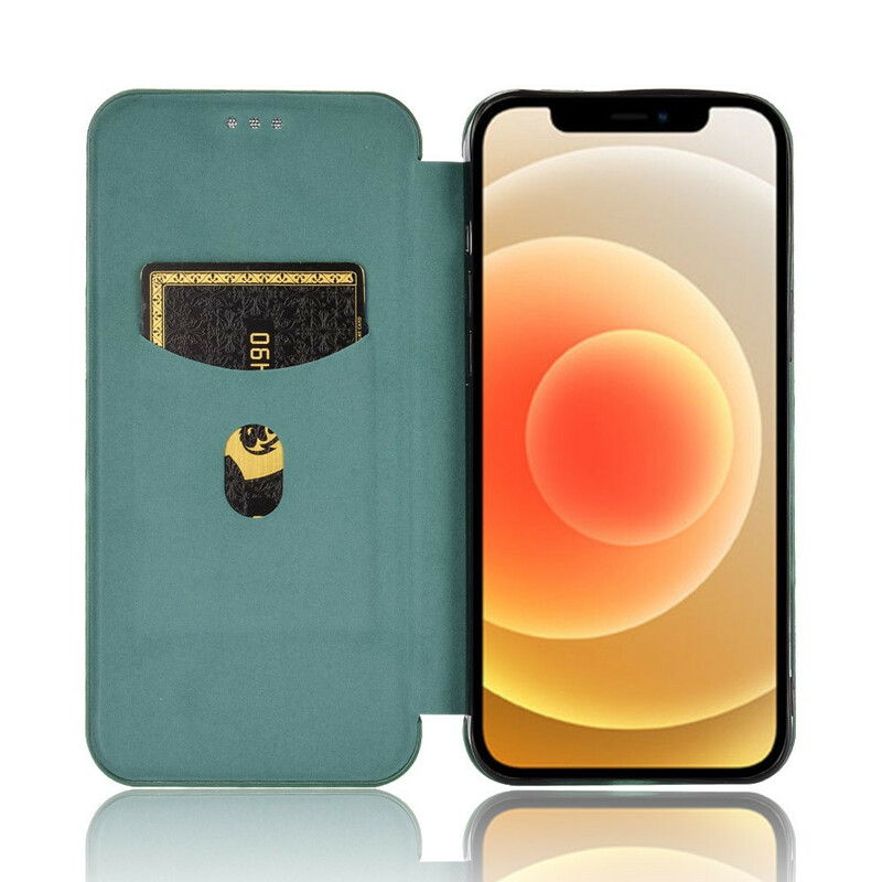 Flip Cover iPhone 13 in fibra di carbonio